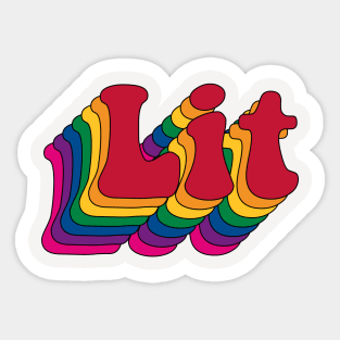 Lit Sticker